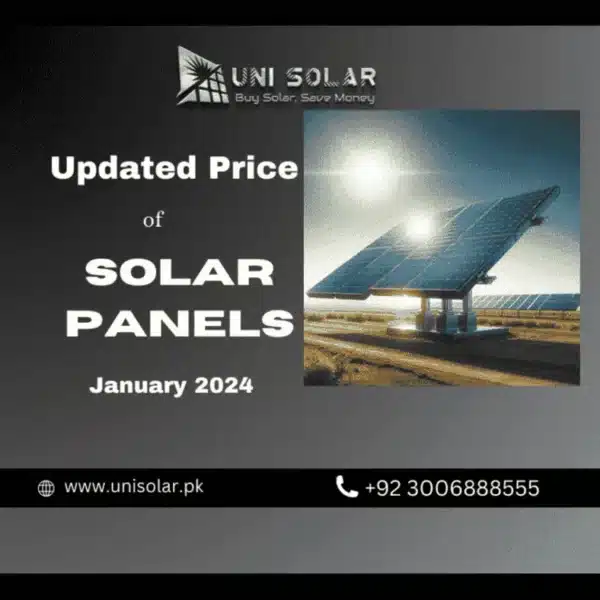 updated price of solar panels