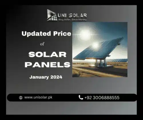 updated price of solar panels