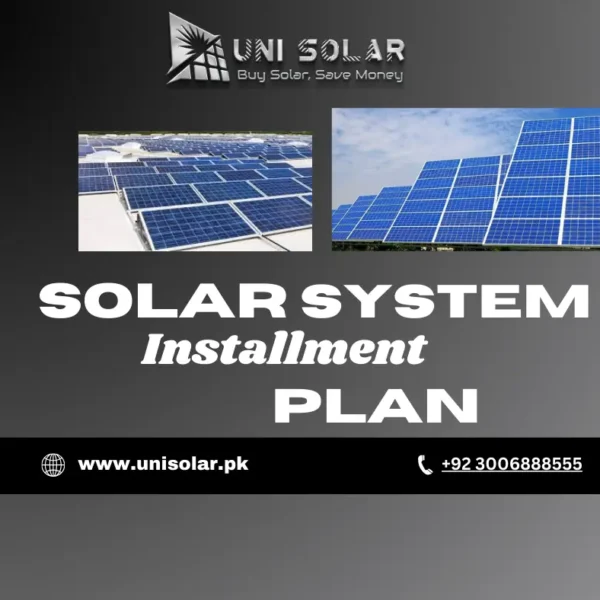 solar panels on installments in Pakistan