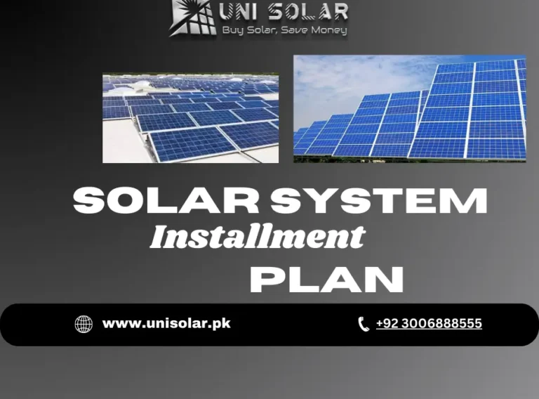 solar panels on installments in Pakistan
