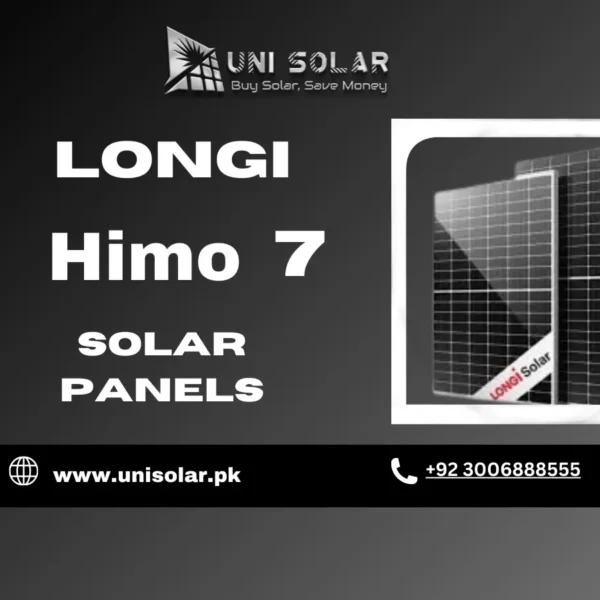 Longi HiMO 7 solar panel in Pakistan