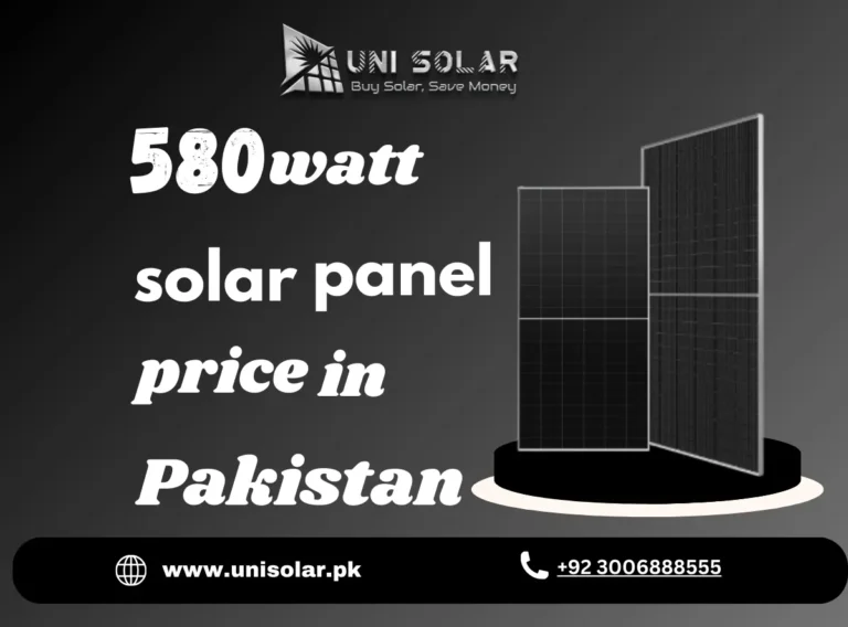 580 watt solar panel price in pakistan