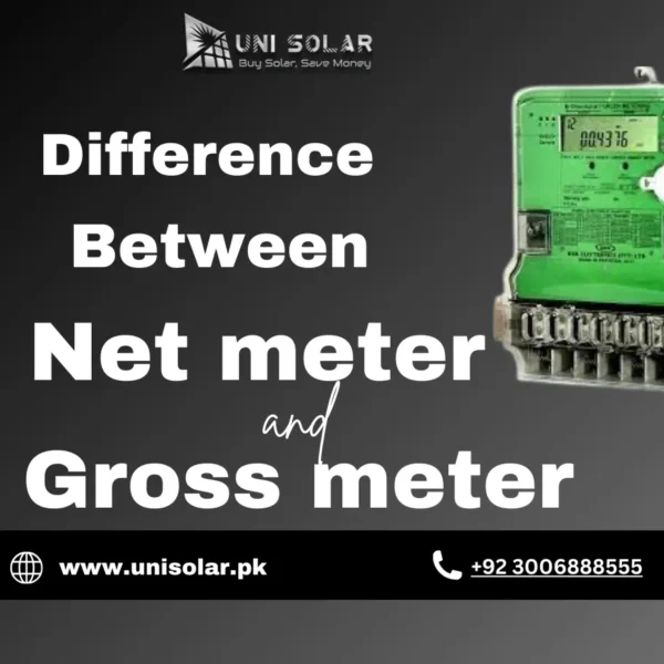 Difference between net metering and gross metering