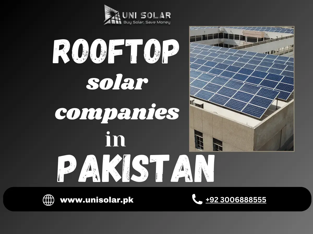 Rooftop solar companies in pakistan
