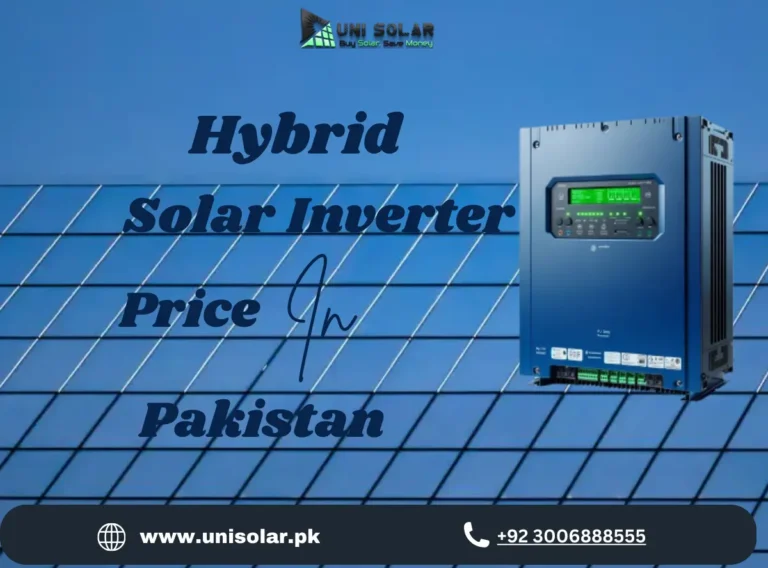 Hybrid solar inverter price in Pakistan