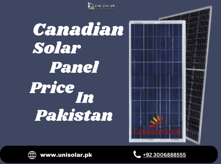 Canadian solar panels price in Pakistan