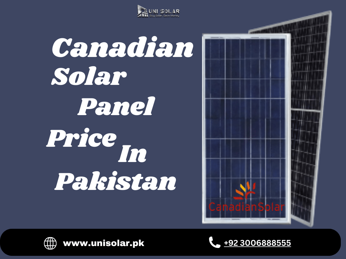 Canadian solar panels price in Pakistan